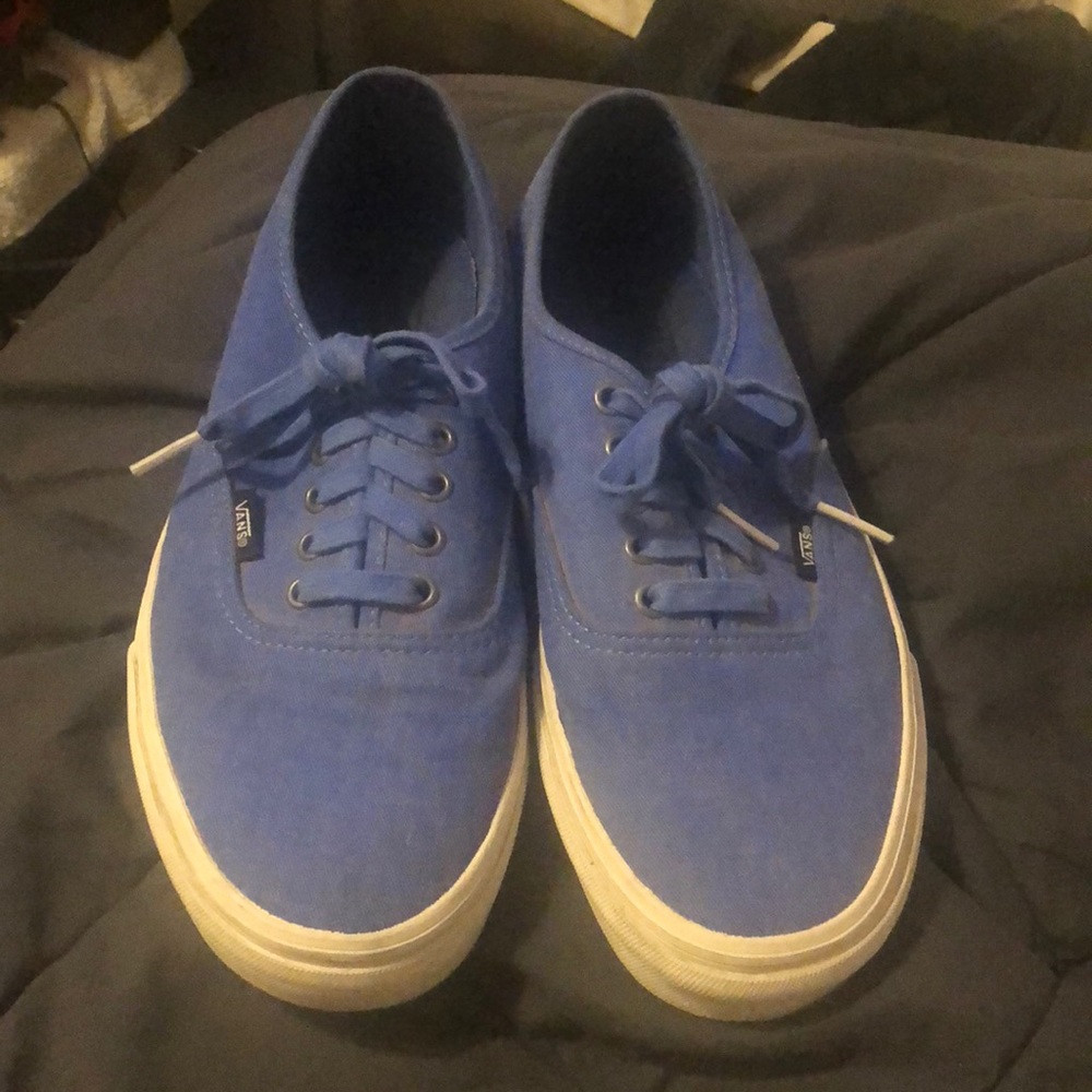 Blue authentic vans